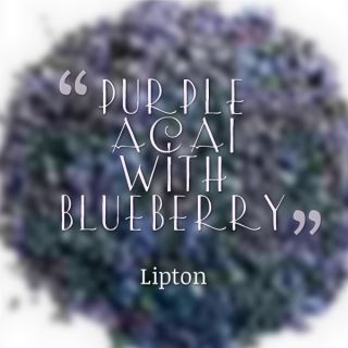 Purple Acai with Blueberry tea