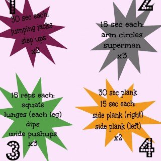 full body exercises at home