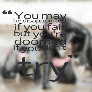 you're doomed if you don't try fitspiration