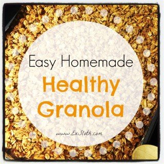 Easy Homemade Healthy Granola Recipe | ExSloth.com