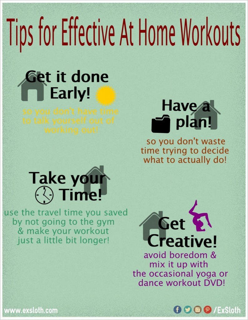 exercise at home effectively