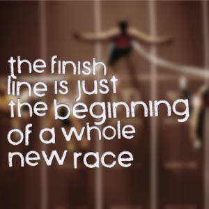 Fitspiration: beginning of a while new race; goals