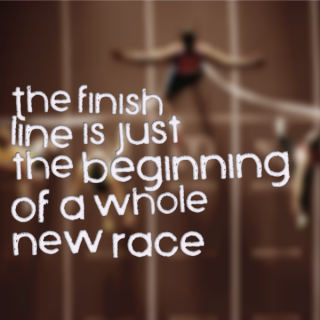 Fitspiration: beginning of a while new race; goals