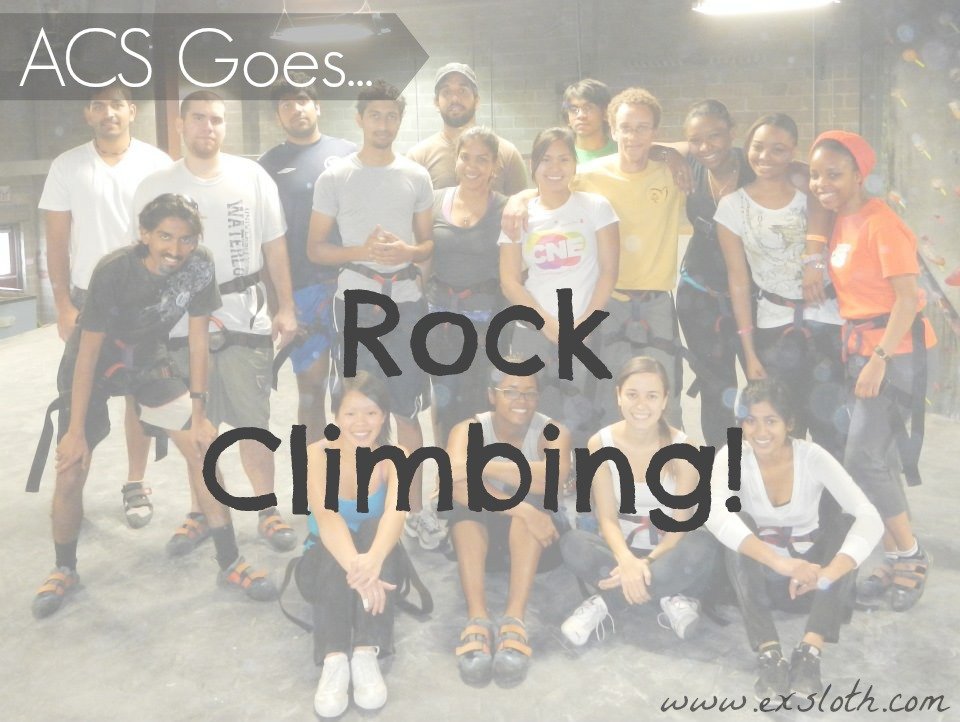 rock climbing