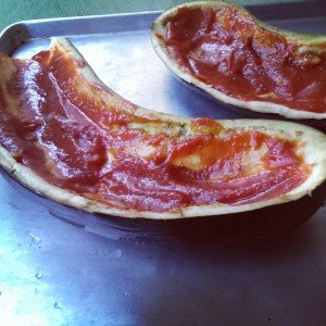 eggplant with pasta sauce