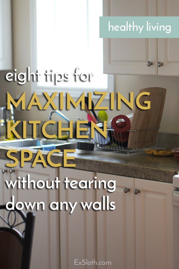 Get the most out of your kitchen with these 8 tips for maximizing kitchen space via @ExSloth | ExSloth.com