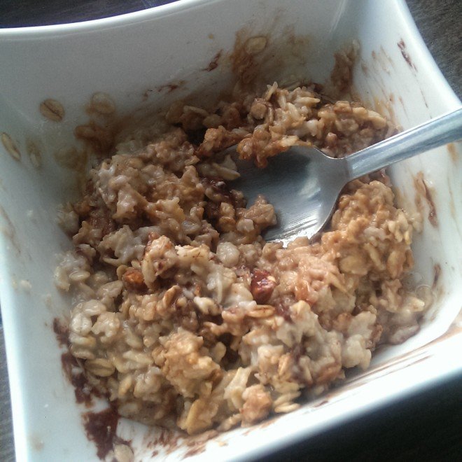 After picture: oatmeal | ExSloth.com