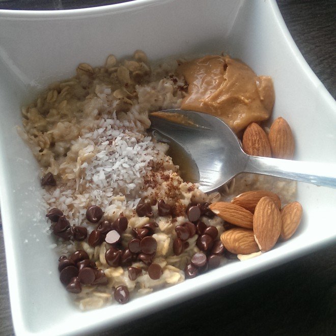 Before picture: oatmeal | ExSloth.com