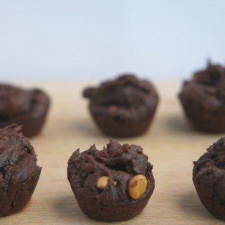 Flourless, Vegan Two Bite Brownies Recipe | @ExSloth