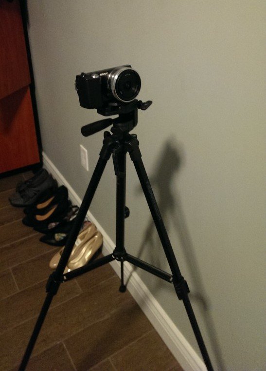 camera and tripod