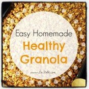 easy homemade healthy granola #recipe | @ExSloth