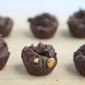 Flourless, Vegan Two Bite Brownies Recipe | @ExSloth