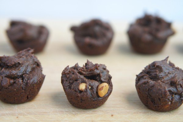 Flourless, Vegan Two Bite Brownies Recipe | @ExSloth