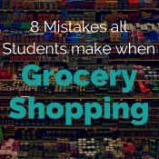 8 Grocery Shopping Mistakes Student Make | @ExSloth