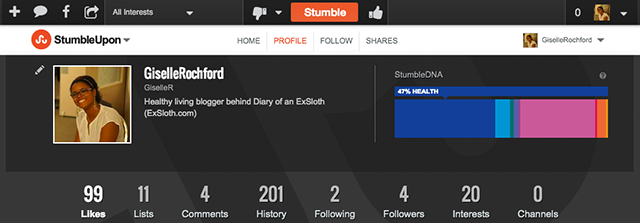 GiselleR Stumble Upon