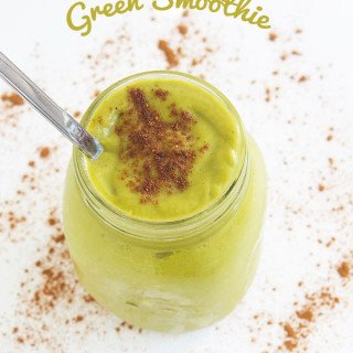 Pumpkin Pie Green Smoothie via @ExSloth | ExSloth.com