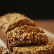 Maple Coconut Butternut Squash Bread via @ExSloth | ExSloth.com