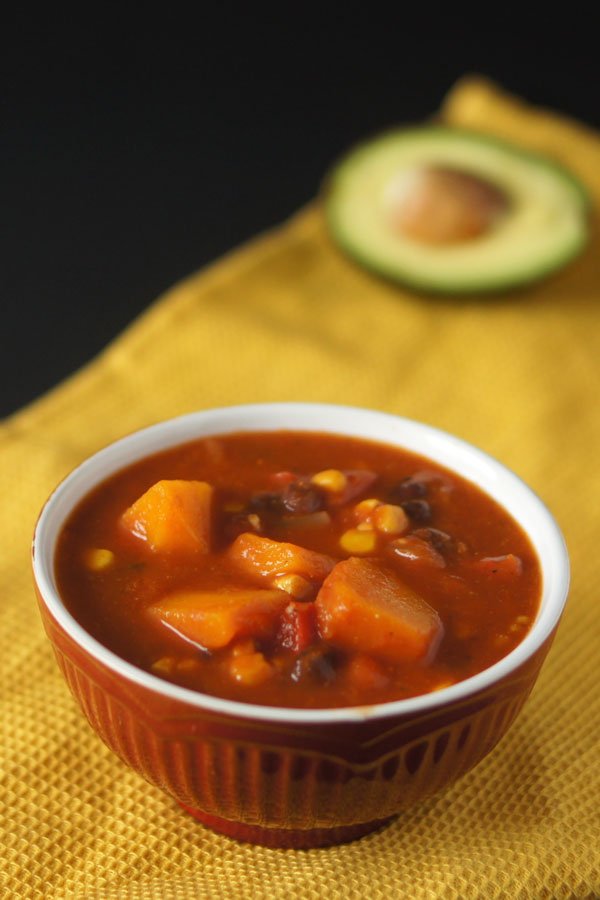 Mexican Butternut Squash Tomato Soup via @ExSloth | ExSloth.com