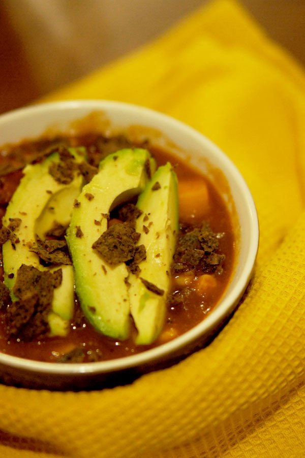 Mexican Butternut Squash Tomato Soup via @ExSloth | ExSloth.com