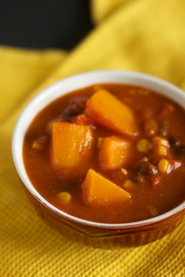 Mexican Butternut Squash Tomato Soup via @ExSloth | ExSloth.com