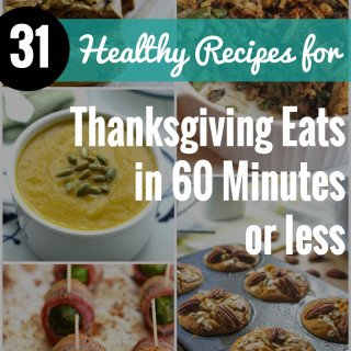 Skip the hours of food prep this Thanksgiving and have food on the table in less than 60 minutes with these 31 thanksgiving recipes via @ExSloth | ExSloth.com