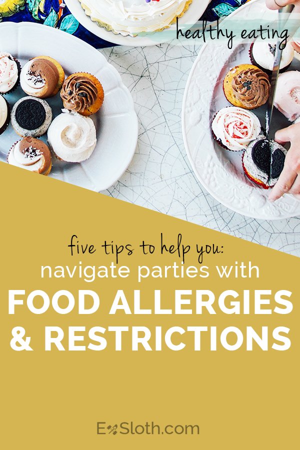 5 tips to help you navigate holiday parties with food restrictions and allergies via @ExSloth | ExSloth.com