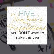 5 Health Related New Year's Resolutions you not to make this year via @ExSloth | ExSloth.com