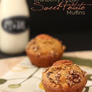 These Dairy-freee Cranberry Pecan Sweet Potato Muffins are dense and free of refined sugars. The perfect comfort food for warm winter days via @ExSloth | ExSloth.com