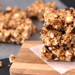 These Sweet and Salty Popcorn Bars chewy, flavourful and full of fibre- exactly what you've been waiting on to spice up your popcorn on movie nights.