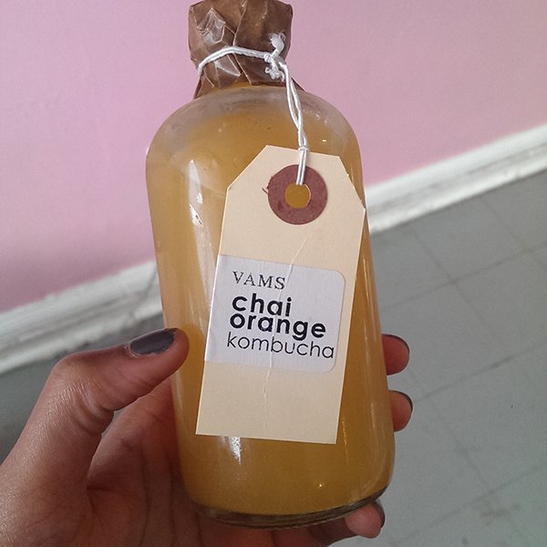 chai orange kombucha