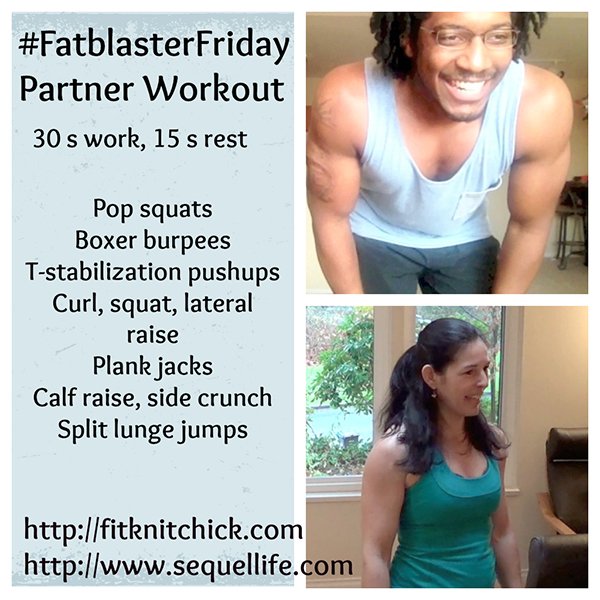 fit knit chick virtual partner workout