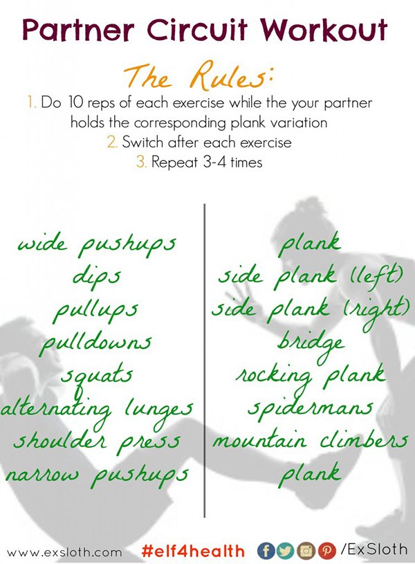 partner circuit workout
