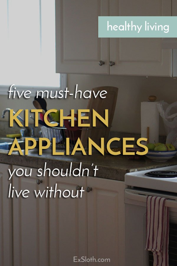 If you're looking to save space, your kitchen appliances should have multiple purposes and take up as little space as possible. Here are 5 that you need via @ExSloth | ExSloth.com