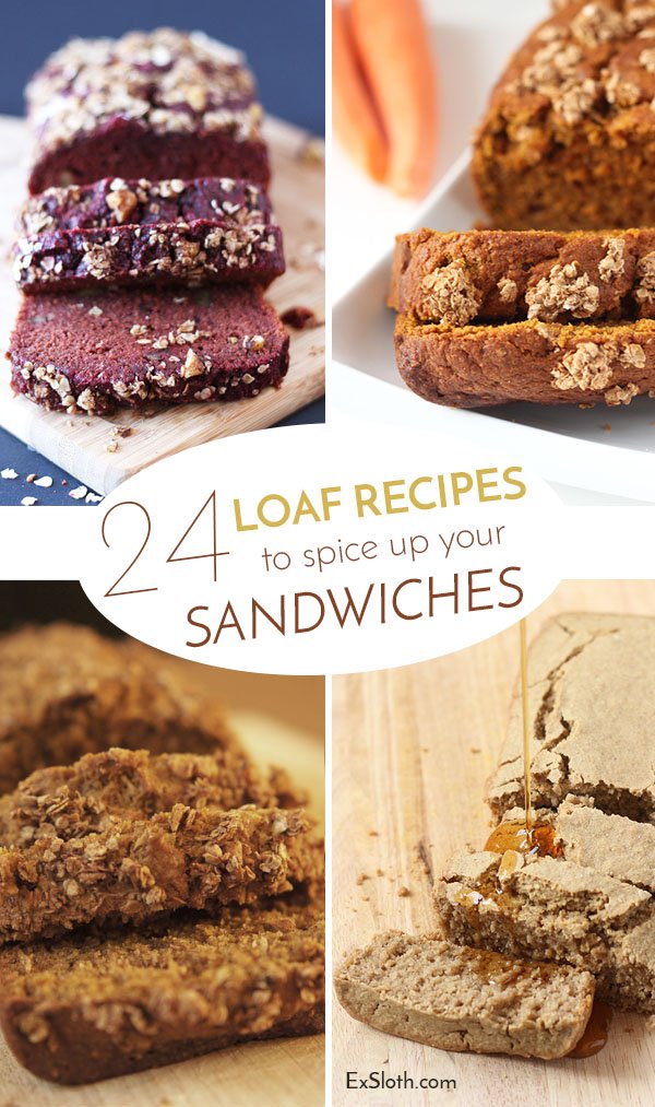 24 Healthy Loaf Recipes to spice up your sandwiches via @ExSloth | ExSloth.com
