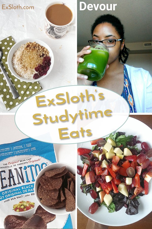 WIAW: ExSloth study time eats  edition @ExSloth  | ExSloth.com