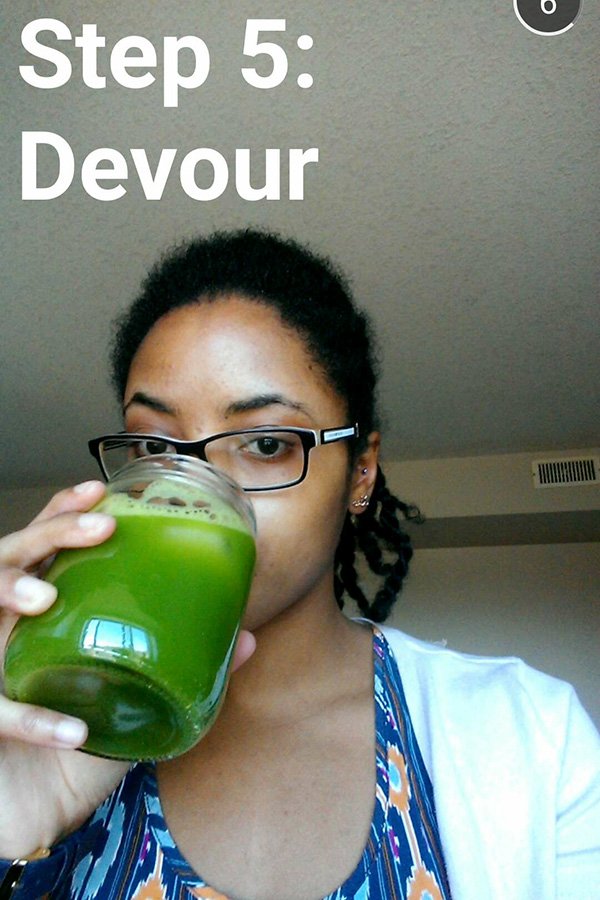 devour blender juice on snapchat @ExSloth | ExSloth.com