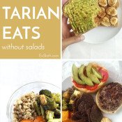 A day of healthy vegetarian meals without any salads via @ExSloth | ExSloth.com