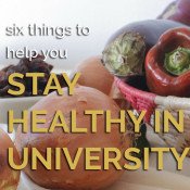 6 things to help you stay healthy in university via @ExSloth | ExSloth.com