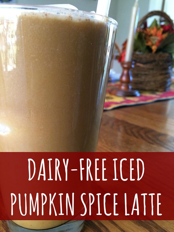Dairy Free Iced Pumpkin Spice Latte va @iamkatiearnold @ExSloth | ExSloth.com