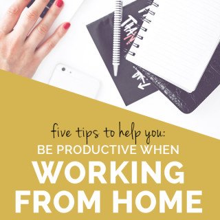 5 tips to help you be productive when trying to study or work from home via @ExSloth | ExSloth.com