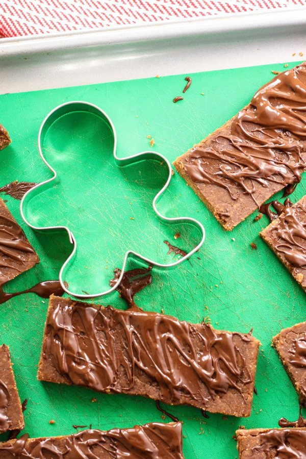 Gingerbread Protein Bars via Fit Mitten Kitchen 