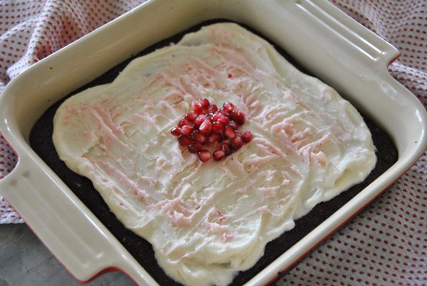 Frosted Paleo Brownies via Young and Rungry