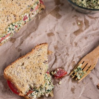 Vegan Tofu Pesto Sandwich via @ExSloth | ExSloth.com
