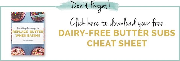 5 healthy diary-free butter replacements for baking via @ExSloth | ExSloth.com