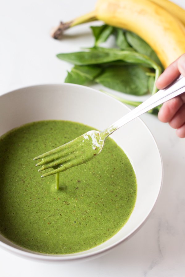 Green Smoothie Vegan French Toast via @ExSloth | ExSloth.com