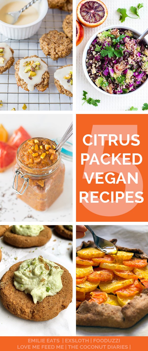 Orange Grapefruit Chia Seed Marmalade + 4 citrus-packed vegan recipes via @ExSloth | ExSloth.com