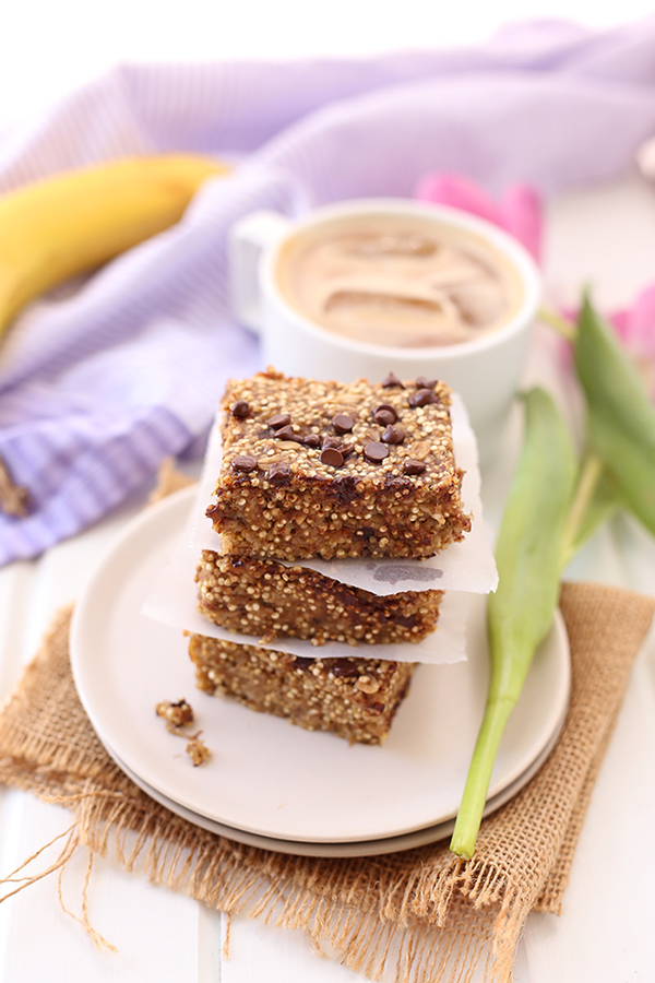 Banana Quinoa Breakfast Bars