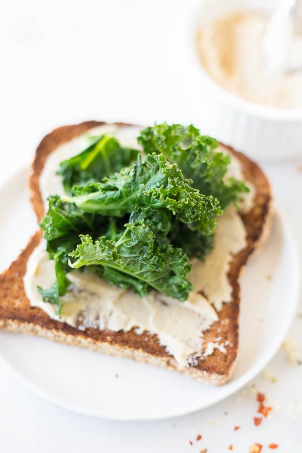 Hummus Kale Toast