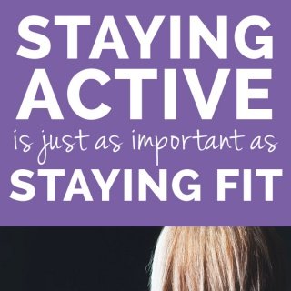 why staying active is just as important as staying fit via @ExSloth | ExSloth.com