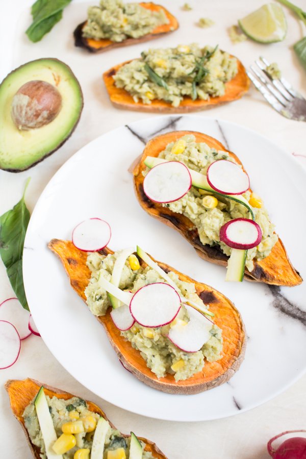 Easy Lima Bean Sweet Potato Toast (Gluten Free & Vegan) via @ExSloth | ExSloth.com
